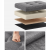 Wytrzymała pufa tapicerowana SONGMICS. Zastosowanie gęstej pianki zapewnia wysoki komfort siedzenia, a stabilna konstrukcja z płyty meblowej gwarantuje trwałość na lata.