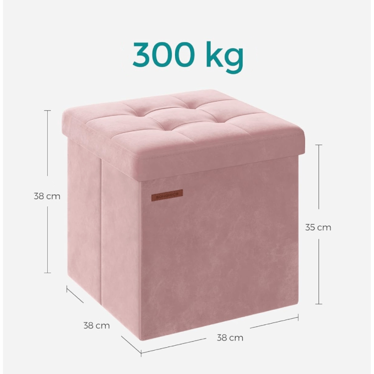 Solidna pufa kostka o nośności do 300 kg. Mimo swojej lekkości i funkcji składania, pufa charakteryzuje się wyjątkową stabilnością, dzięki czemu może służyć jako pełnoprawne siedzisko dla dorosłych i dzieci.