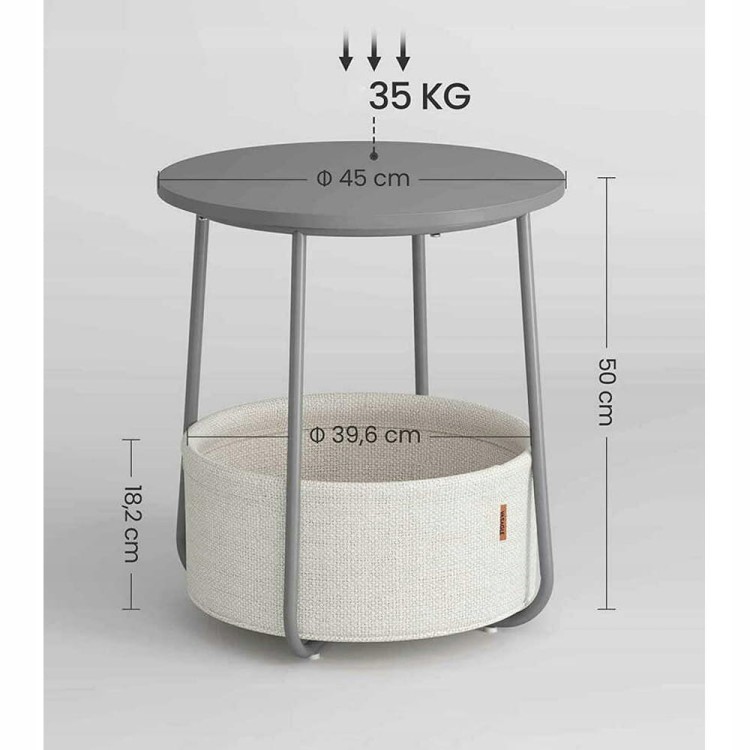 Wymiary produktu: 50 x 45 cm. Maksymalne obciążenie do 35kg.