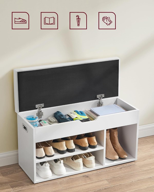 Pojemna, wielofunkcyjna szafka na buty.
