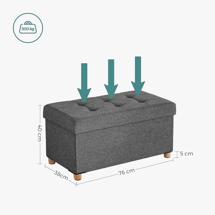 Wymiary produktu: 38 x 76 x 40 cm. Maksymalne obciążenie 300 kg.