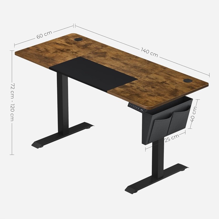 Wymiary produktu: 60 x 72-120 x 140 cm.