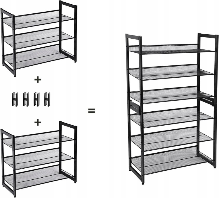 Możliwość łączenia kondygnacji półek.