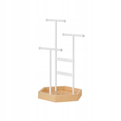 Ekspozytor stojak NA BIŻUTERIĘ wieszak na kolczyki NOWOCZESNY drzewko 36 cm.