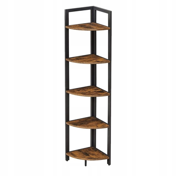 Regał industrialny NAROŻNY półka 30 x 150 x 30 vintage LOFT 5 poziomów.