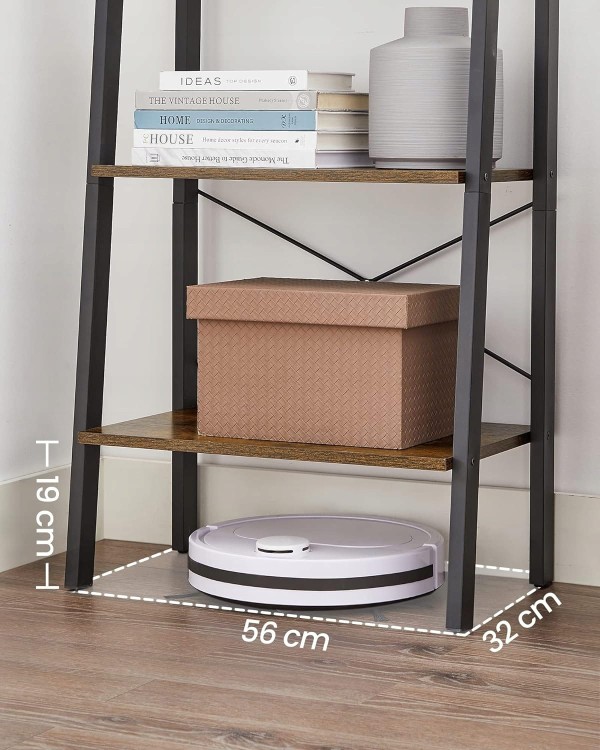 Wymiary przestrzeni pod regałem: 56x19x32cm.