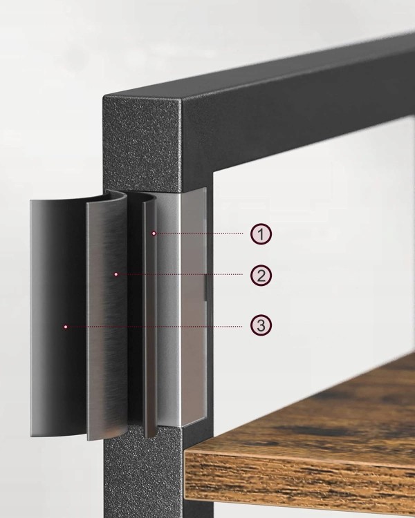 Solidna 3-warstwowa stal, zapewnia długotrwałość produktu.