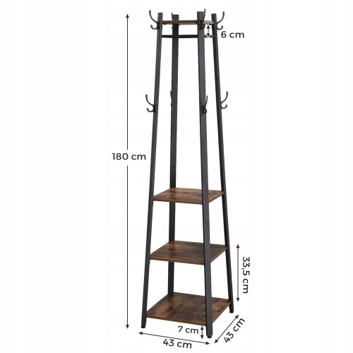Wymiary produktu: 180 x 43 x 43 cm.