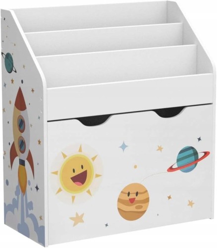 Regał półka SZAFKA DZIECIĘCA 62,5x29,5x70 z WYSUWANYM pudełkiem organizer.
