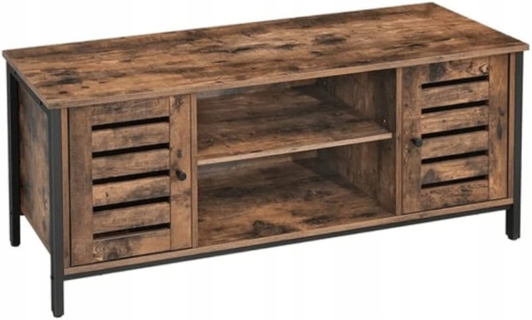 SZAFKA RTV stolik pod telewizor ZAMYKANA komoda 110x52 x 40 regał VINTAGE.
