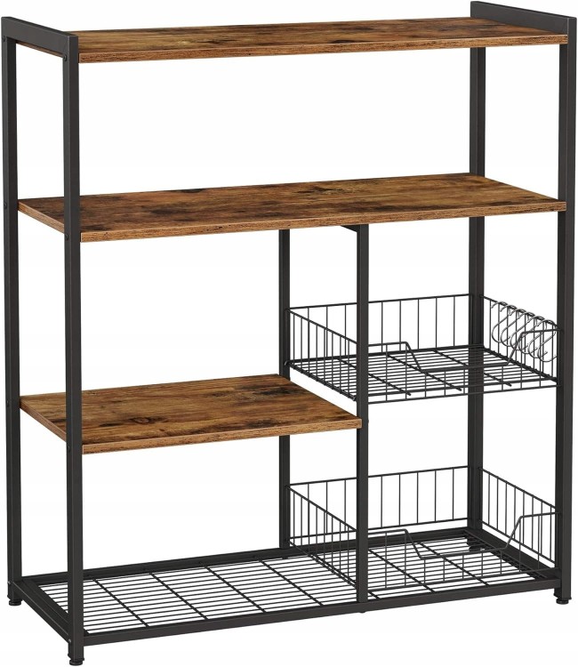 Szafka kuchenna REGAŁ 4 poziomy wyspa 35x80x95 cm vintage LOFT +2 KOSZE.