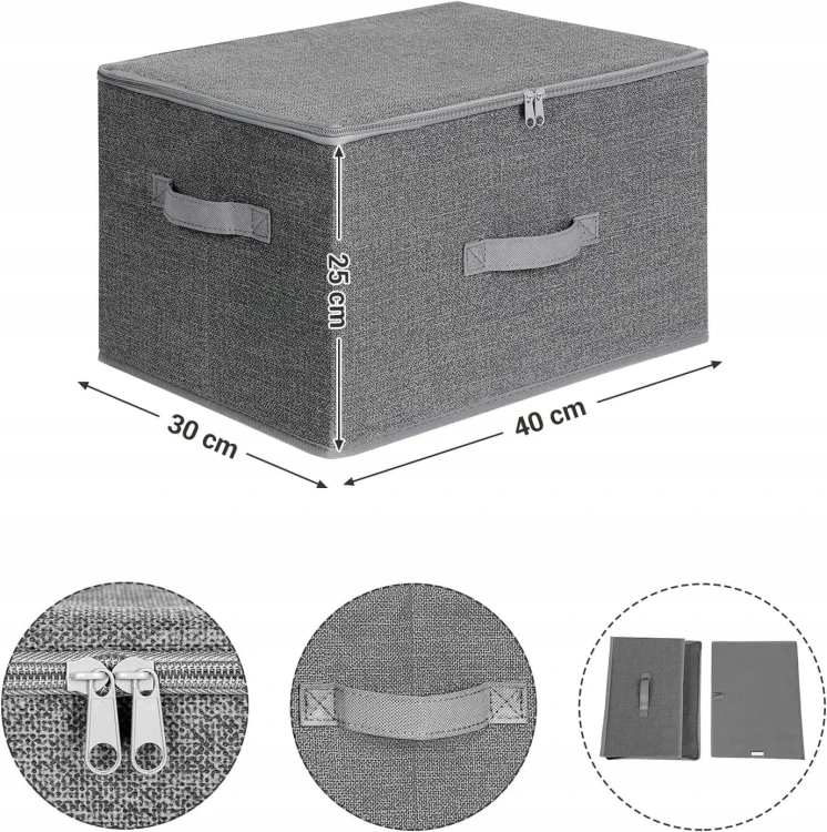Rozmiar produktu: 40 x 30 x 25 cm (dł. x szer. x wys.).