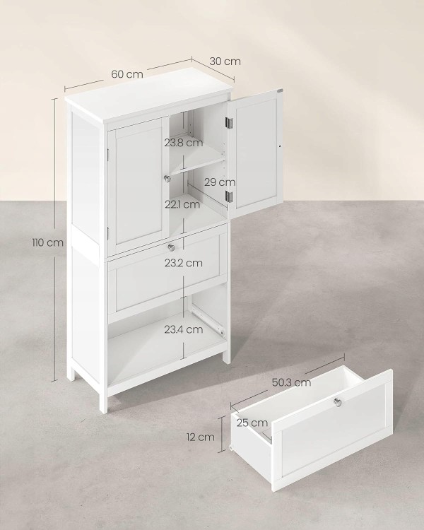 Wymiary produktu: 30 x 60 x 110 cm.