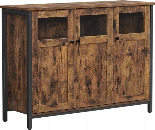 Komoda KREDENS szafka KUCHENNA do przechowywania 100x35x75 cm vintage LOFT.