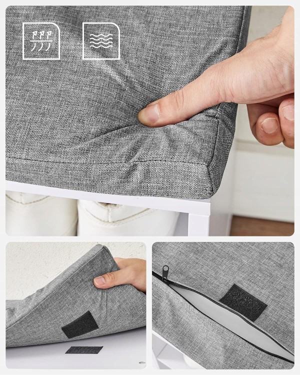 Miękkie, wygodne siedzisko przyczepiane na rzepy z możliwością ściągnięcia pokrowca.