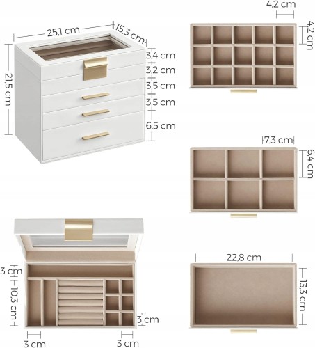 Wymiary produktu: 21,5 x 25,1 x 15,3cm.