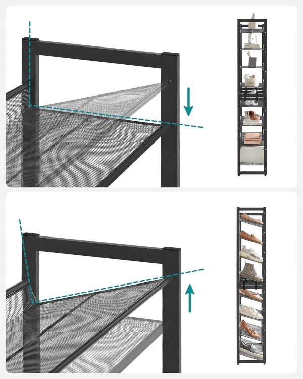 Możliwość regulacji półek szafki.