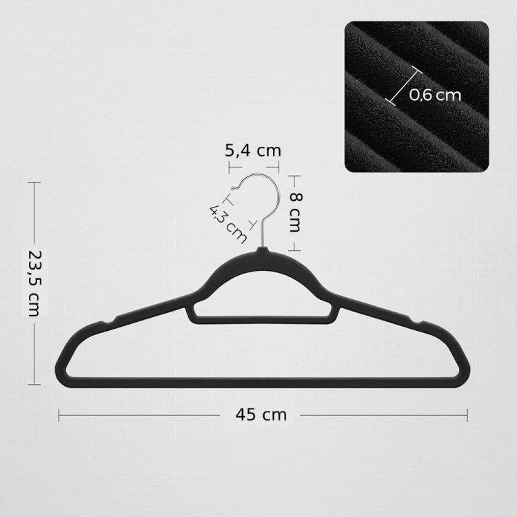 Rozmiar produktu: 43,5 x 0,6 x 22,5 cm (dł. x szer. x wys.).
