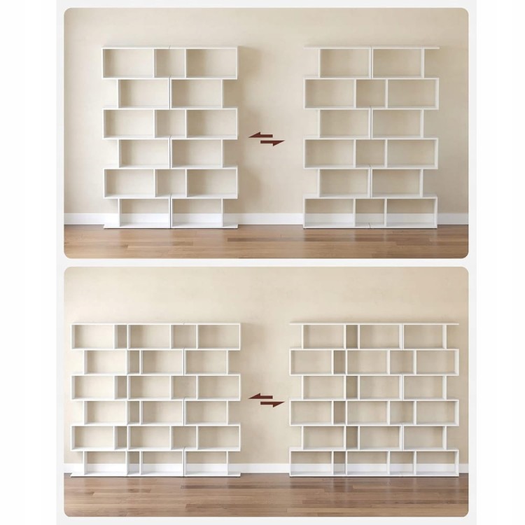 Możliwość łączenia ze sobą większej ilości regałów.