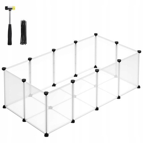 Zagroda MODUŁOWA PANELOWA WYBIEG dla zwierząt małych gryzoni ŚWINKI CHOMIKA.
