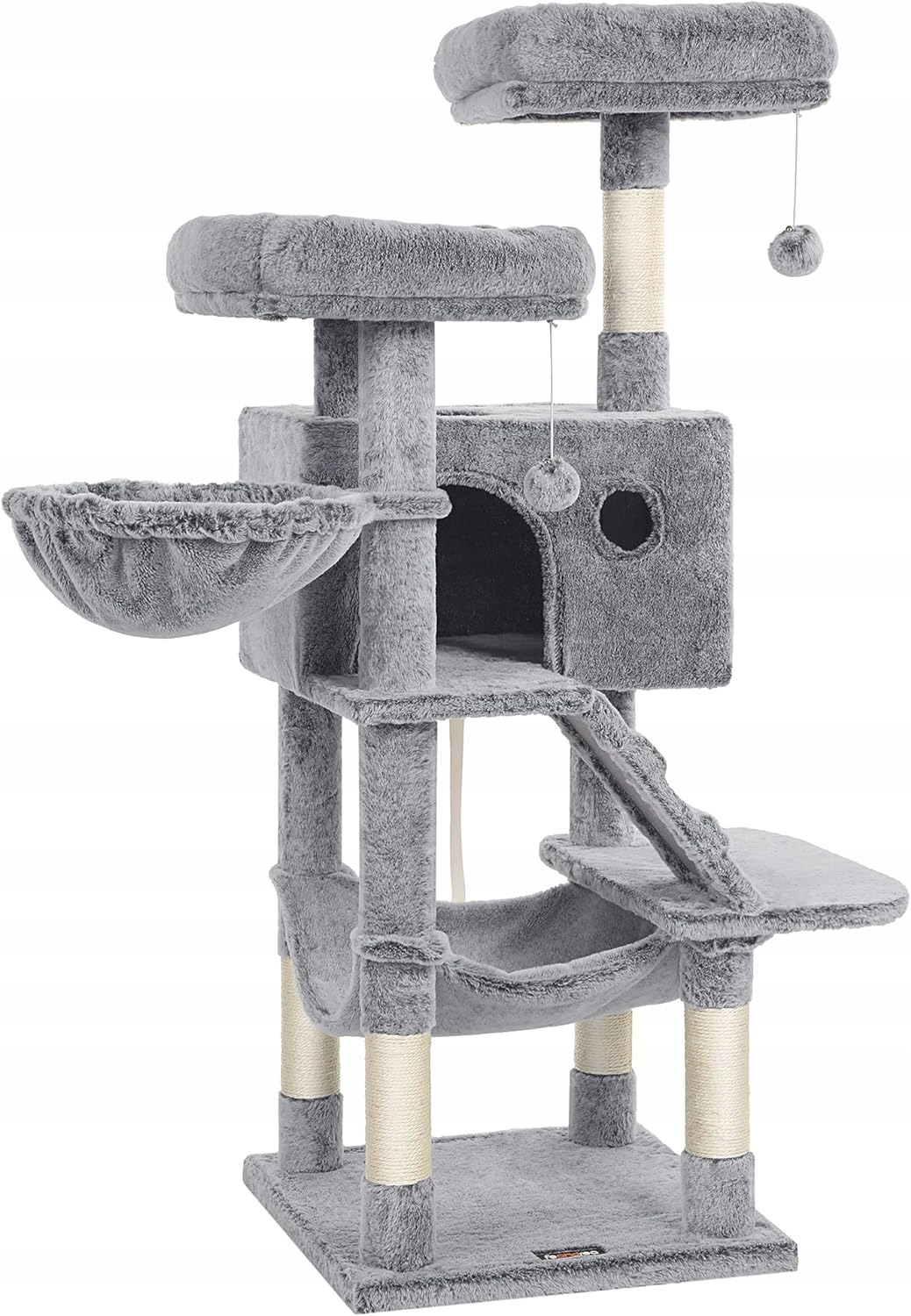 Duży DRAPAK dla KOTA Legowisko Domek Hamak 135 cm Szary