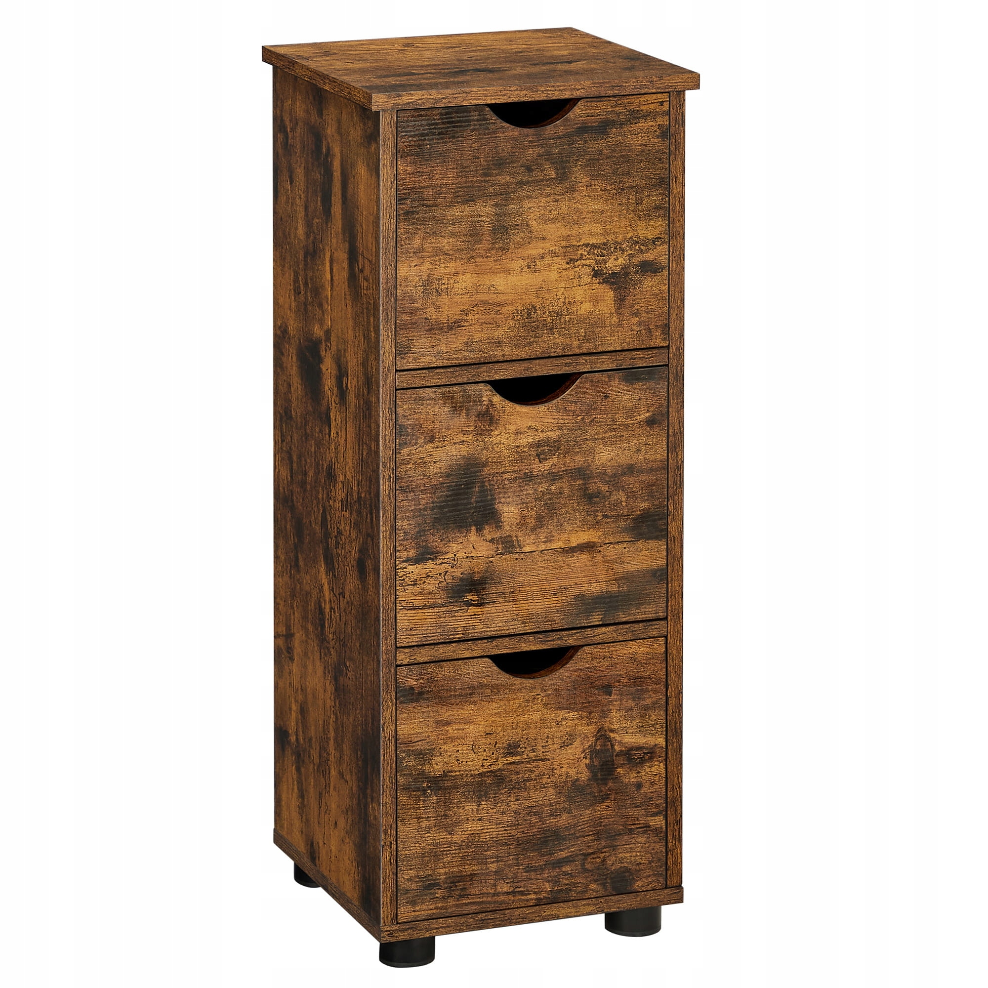 Szafka łazienkowa z szufladami Rustykalna Słupek 80 cm