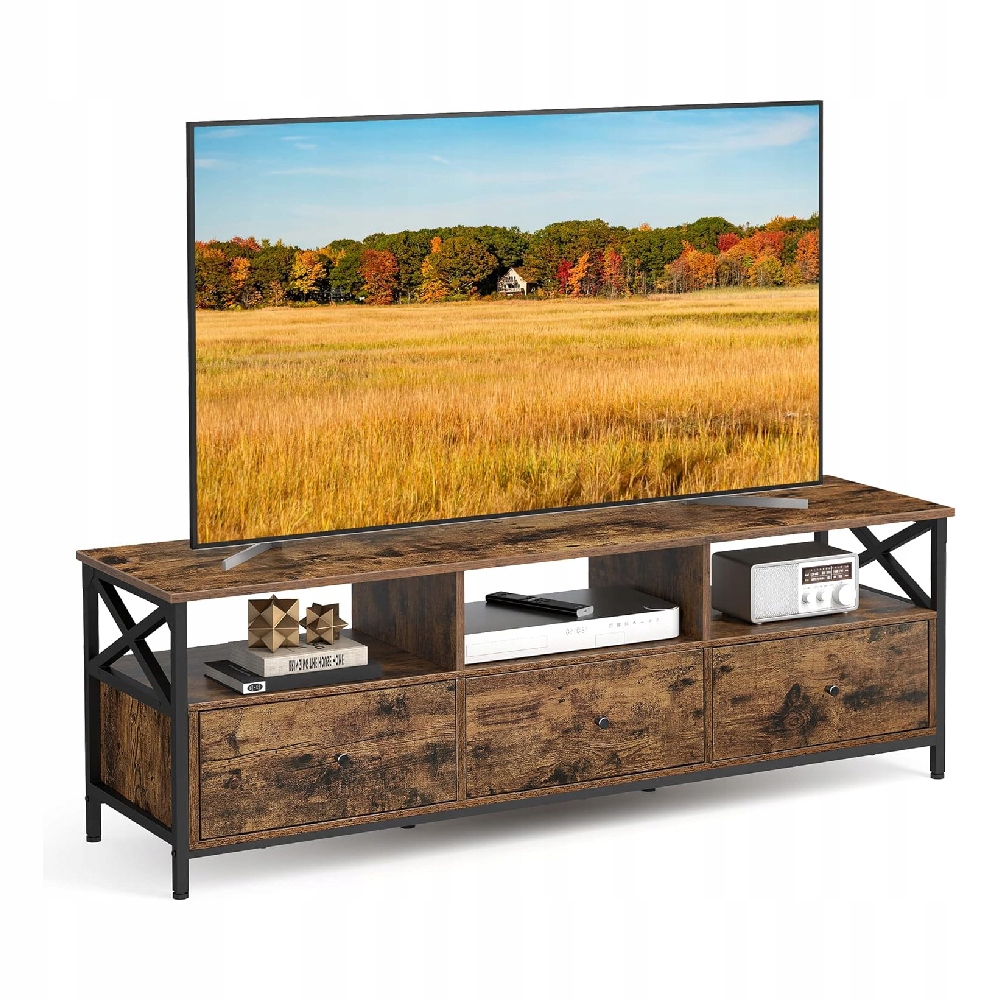 Szafka pod telewizor max. 65 cali STOLIK RTV 40x147x50 cm komoda BRĄZ LOFT