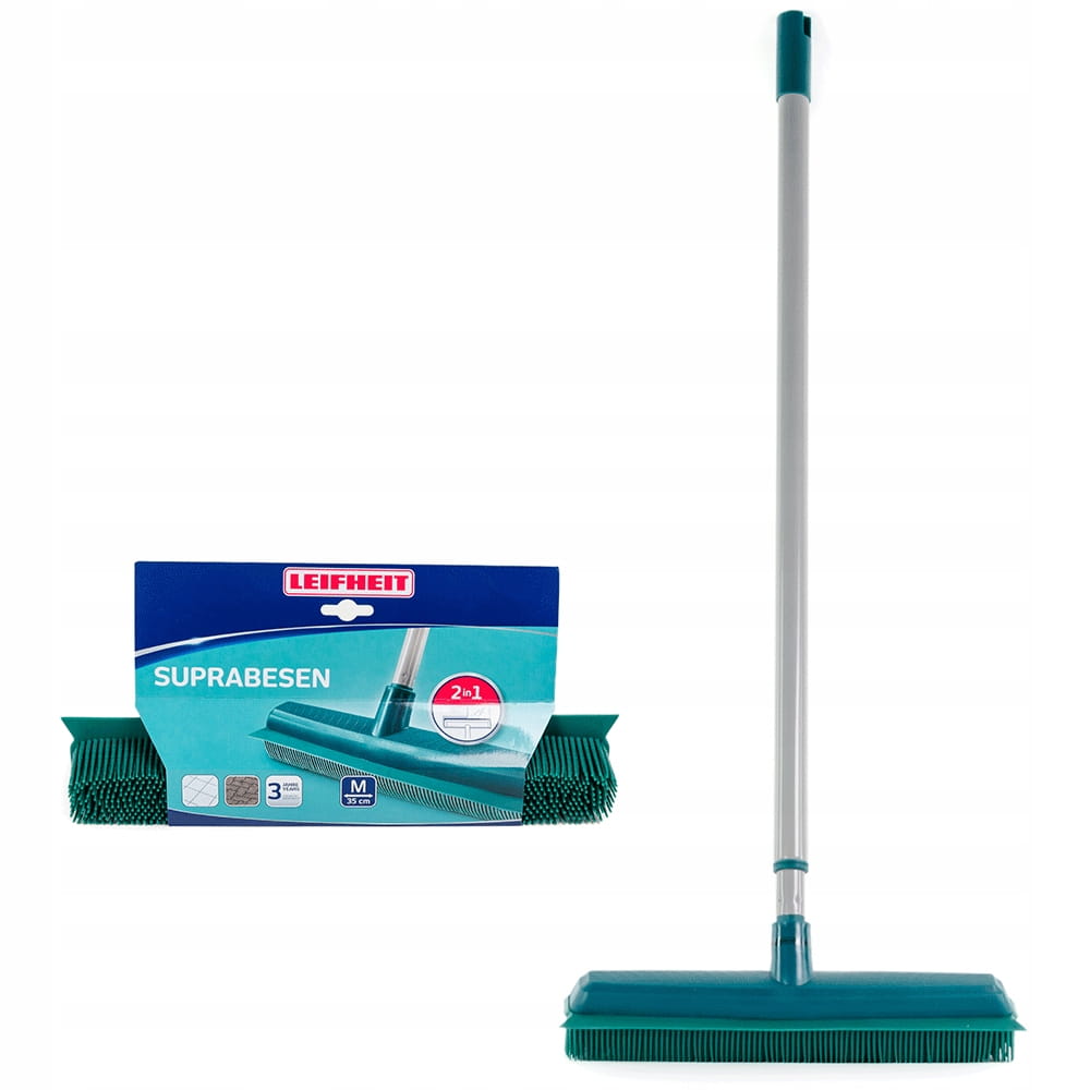 Szczotka do podłogi LEIFHEIT Supra 56415 wielofunkcyjna manualna 35cm 140cm