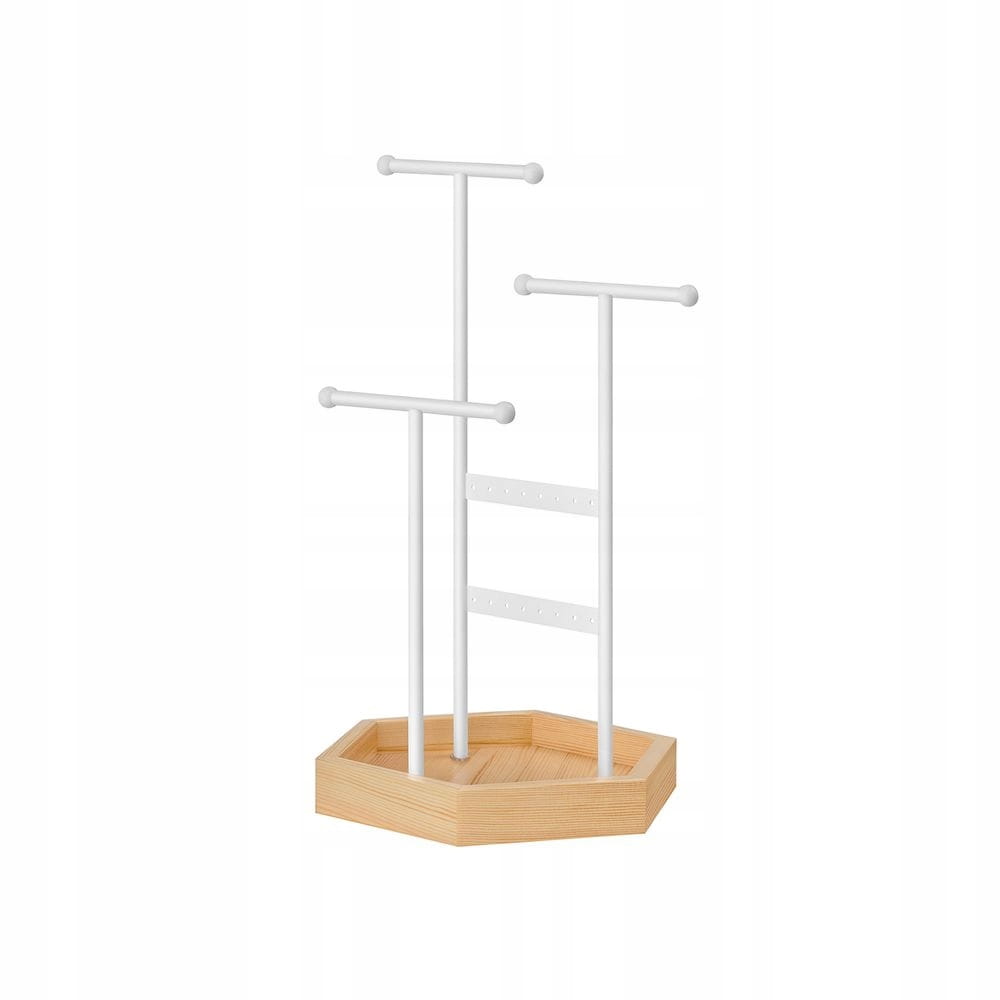 Ekspozytor stojak NA BIŻUTERIĘ wieszak na kolczyki NOWOCZESNY drzewko 36 cm