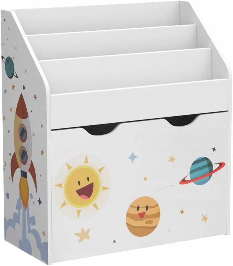 Regał półka SZAFKA DZIECIĘCA 62,5x29,5x70 z WYSUWANYM pudełkiem organizer
