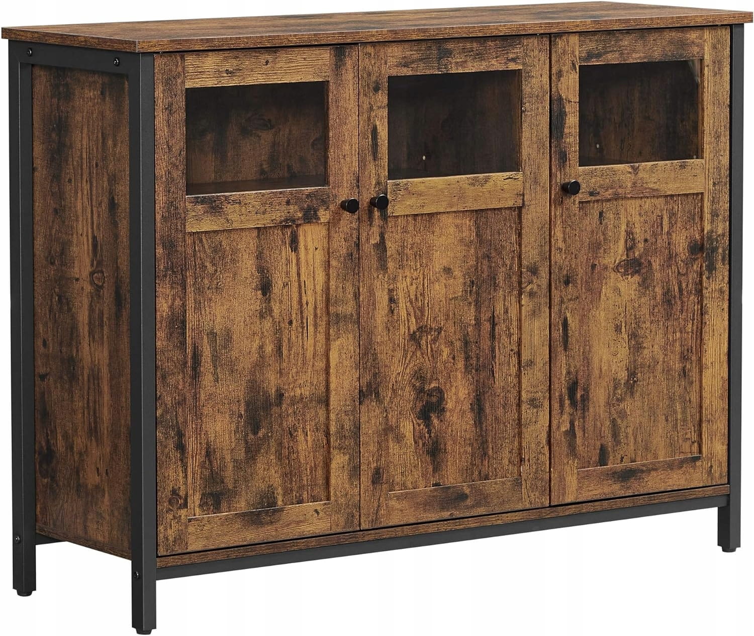 Komoda KREDENS szafka KUCHENNA do przechowywania 100x35x75 cm vintage LOFT